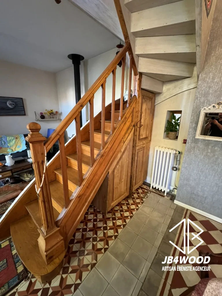 Aménagement sous escaliers sur mesure — JB4WOOD