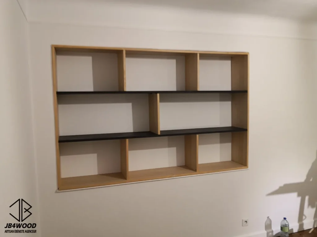 Étagères intégrées bois Valchromat — JB4WOOD