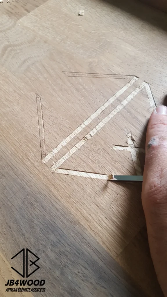 Gravure plateau de service bois — JB4WOOD
