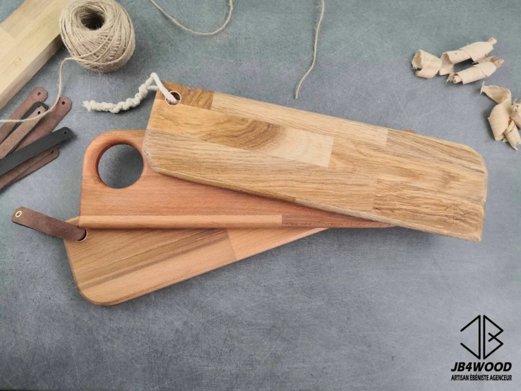 Petite planche apéro bois massif — JB4WOOD ébéniste agenceur Auvergne