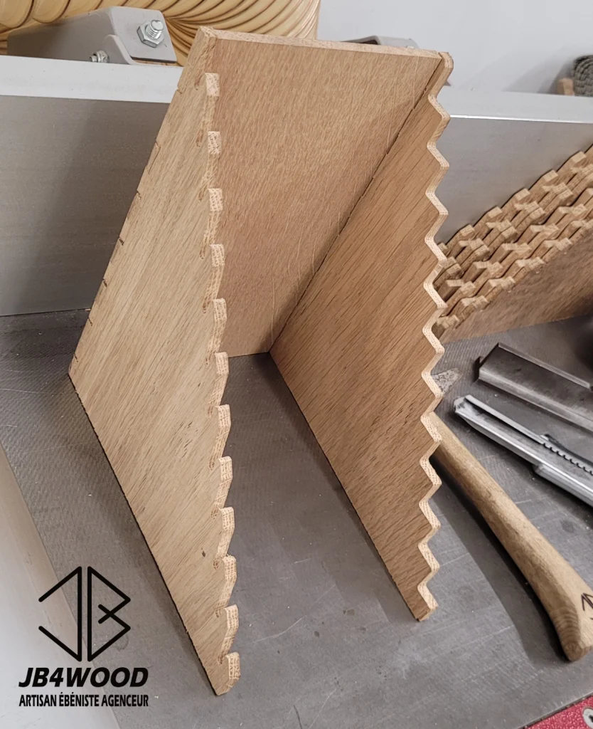 Presentoire couteau chêne massif — JB4WOOD